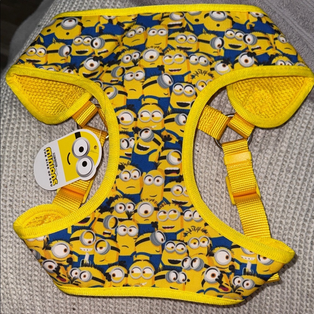 Dog Harness - Yellow and Blue Minions